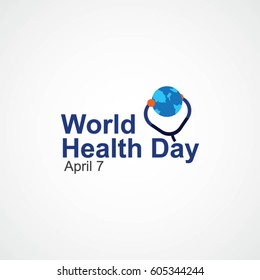 World Health Day Logo Vector Template
