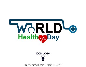 World Health Day logo for your next project and spread awareness about global health initiatives.