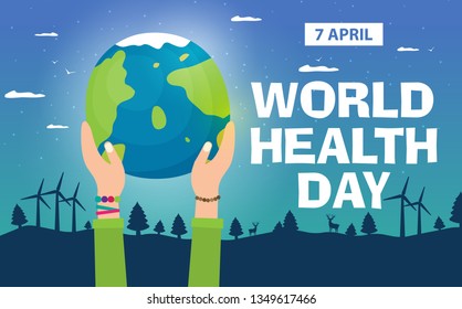 World Health Day Poster Or Banner Background