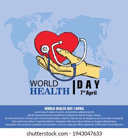 WORLD HEALTH DAY, poster and banner