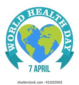 World Health Day Poster Template Stock Vector (Royalty Free) 411023503 ...