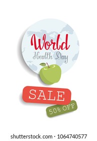 World health day sale offer with apple.