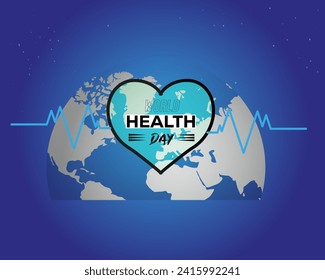 World health day social media post template