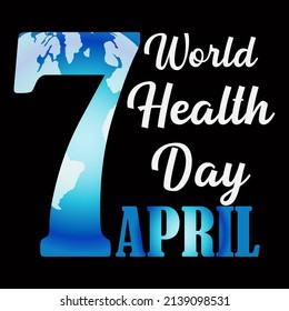 World Health Day T shirts design, Vector graphic, Poster or Coffee Mug design