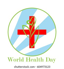 World Health Day Typographic Vector Design