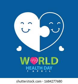 World Health Day Vector Background