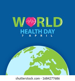 World Health Day Vector Background