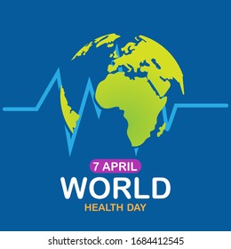 World Health Day Vector Background
