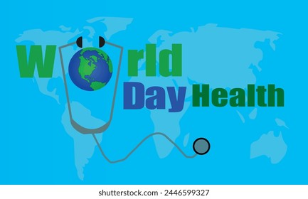 world health day vector background