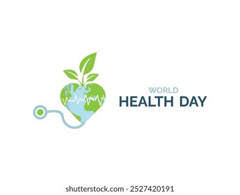 Diseño de Vector del Día Mundial de la Salud.