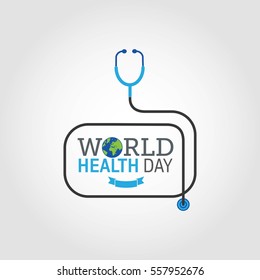 World Health Day Vector Illustration. Suitable for greeting card, poster and banner