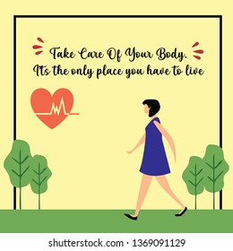 World Health Day Vector Template Design Illustration