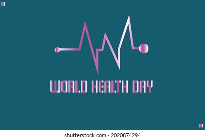 Plantilla vectorial del Día Mundial de la Salud