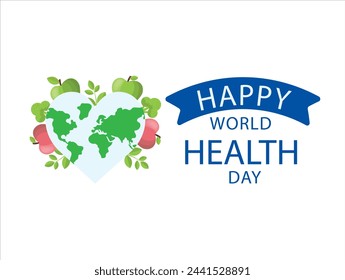 World health logo and illustration.