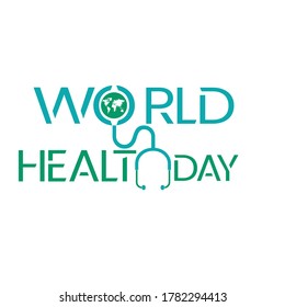 World healthcare logo illustration vector design healthy human symbols for company and medical.