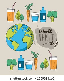 World healthy day card