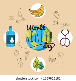 World healthy day card