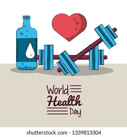 World healthy day card
