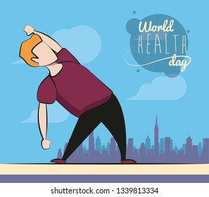 World healthy day card