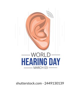 World Hearing Day is a campaign held each year on March 3rd to raise awareness on how to prevent deafness and hearing loss and promote ear and hearing care across the world.