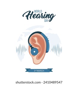 World Hearing Day, observed on March 3rd, raises awareness about hearing loss and promotes ear and hearing care.