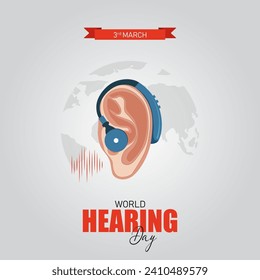 World Hearing Day, observed on March 3rd, raises awareness about hearing loss and promotes ear and hearing care.