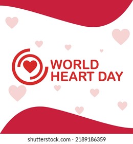 world heart day theme design