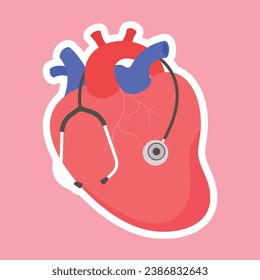 World Heart Day Vector Art. Simple designs Heart Day Celebration