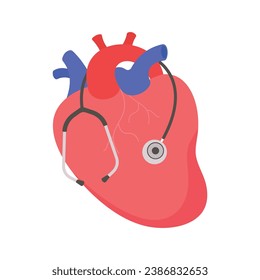 World Heart Day Vector Art. Simple designs Heart Day Celebration