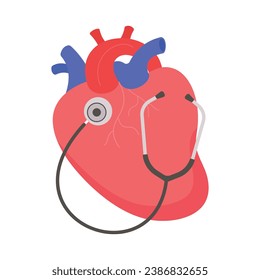 World Heart Day Vector Art. Simple designs Heart Day Celebration