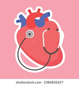 World Heart Day Vector Art. Simple designs Heart Day Celebration