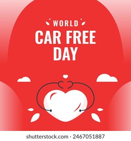 World Heart Day Vektorgrafik Design Illustration