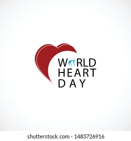 World Heart Day Vector Illustration