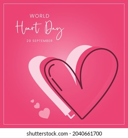 World Heart Day, Vector illustration design.
