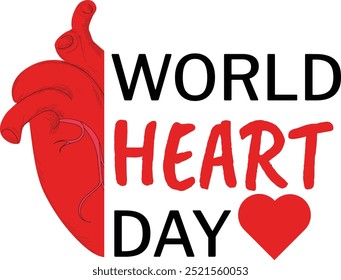 World Heart Day vector illustration