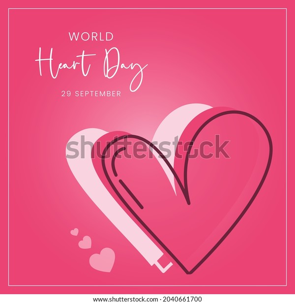 World Heart Day Vector Illustration Design Stock Vector Royalty Free 2040661700 Shutterstock 6776