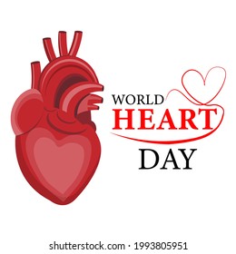world heart day vector image