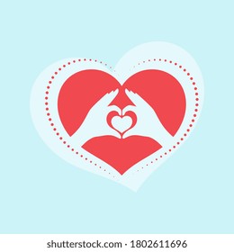 World hearth day vector illustration design template