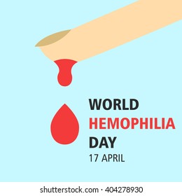 World Hemophilia Day Cartoon Design Illustration Stock Vector (Royalty ...