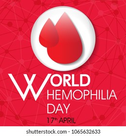 World Hemophilia Day On April 17 Stock Vector (Royalty Free) 1065632633 ...