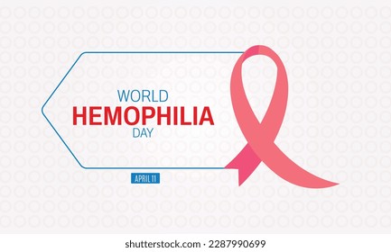 World Hemophilia Day Vector Template for Banners - Get Inspired on April 17th