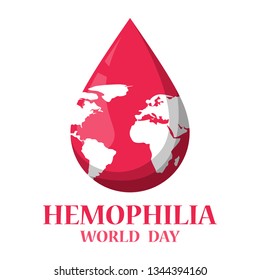 World Hemophilia Day Web Banner Blood Stock Vector (Royalty Free ...