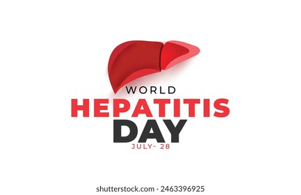 World Hepatitis Day. background, banner, card, poster, template. Vector illustration.