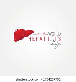 World hepatitis day background design