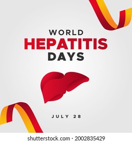 World Hepatitis Day Background Design