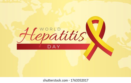 World Hepatitis Day Background Illustration Banner