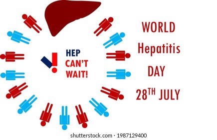 plantilla de fondo del día mundial de la hepatitis utilizada para el diseño de vectores de tarjetas