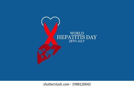 World Hepatitis Day Background Vector Banner Concept. Hepatitis Day Awareness Campaign Template for background, Banner, Poster, Card.