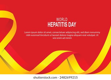 World Hepatitis Day background. Vector illustration.