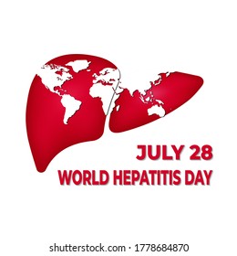 world hepatitis day cartoon illustration